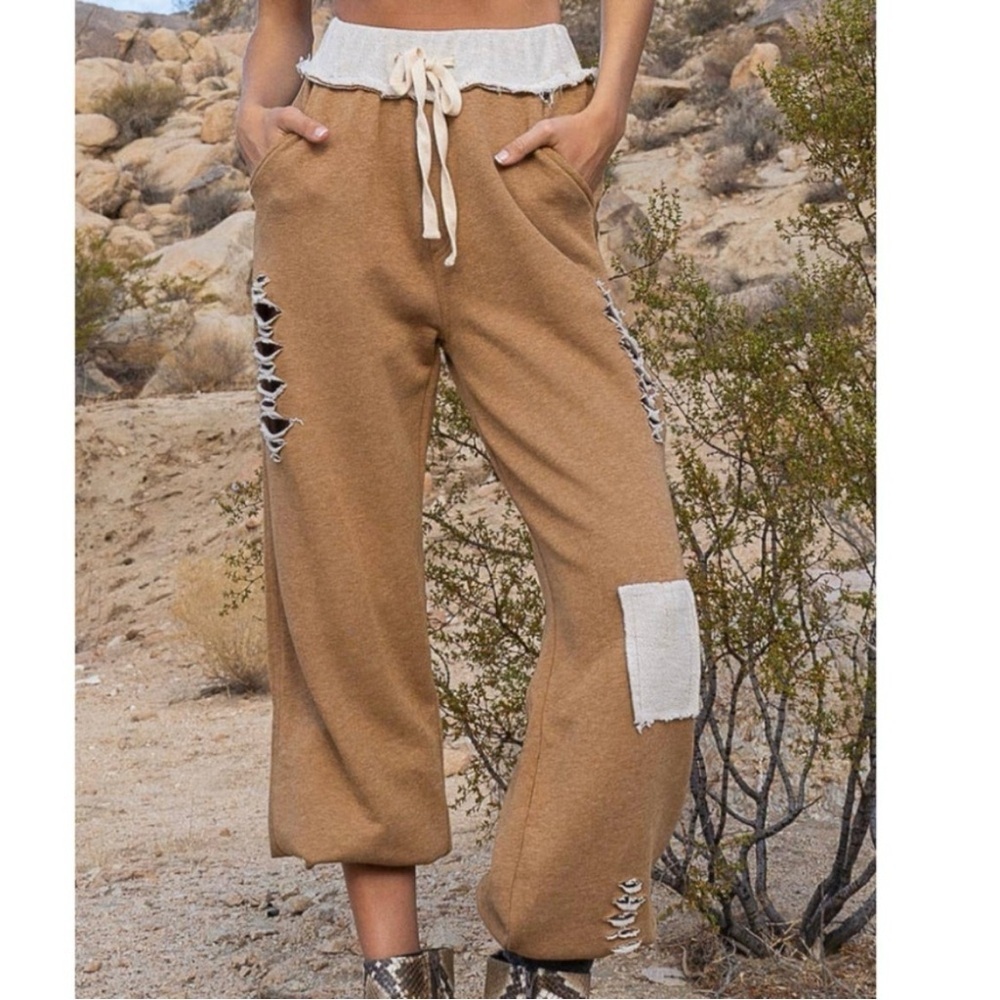 POL Tan Joggers
